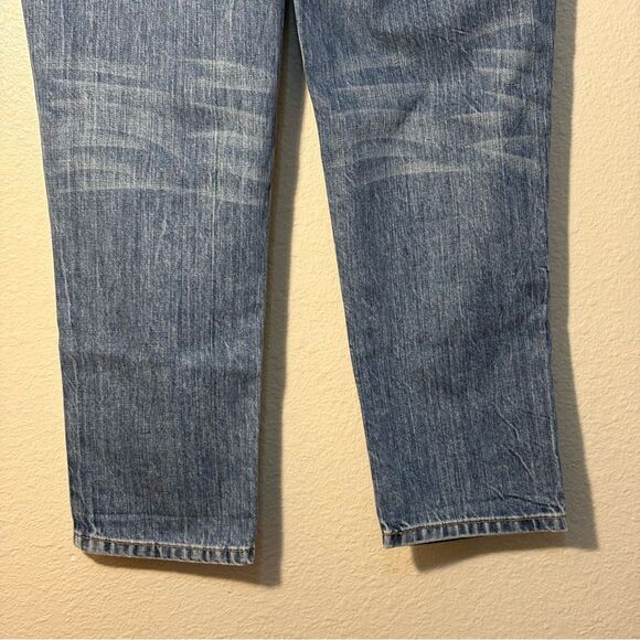 Guess Jeans Y2K 1981 Boyfriend Cropped Button Fly Blue Light Wash Women’s 26. - Picture 9 of 12